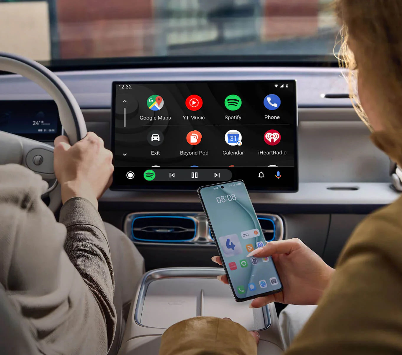 Draadloze CarPlay & Android Auto Adapter