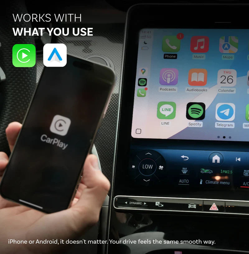 Draadloze CarPlay & Android Auto Adapter
