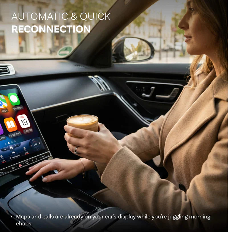 Draadloze CarPlay & Android Auto Adapter
